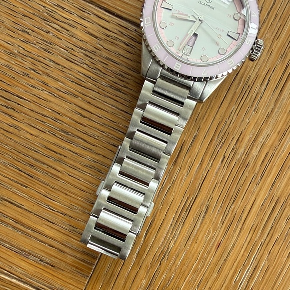 Islander Pink and Silver Timepiece - Picture 4 of 6